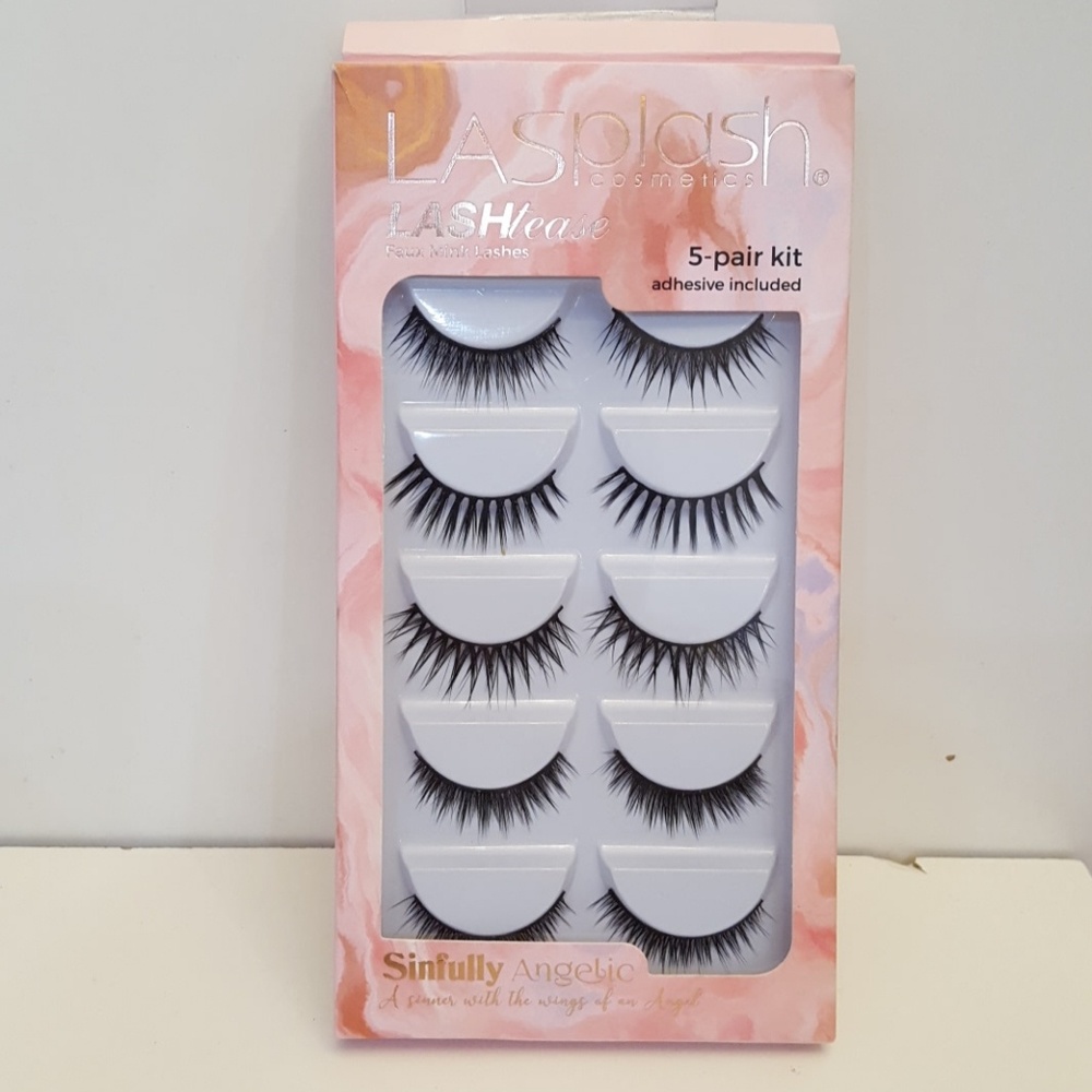 Lasplash Cosmetics Faux Mink Lashes 5 Pair Kit